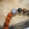 Spiritual Harmony Bracelet – Tiger’s Eye, Rudraksha